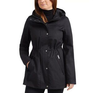 NWT - Hunter Black Rain Jacket Water Resistant Cotton Smock – Size XL